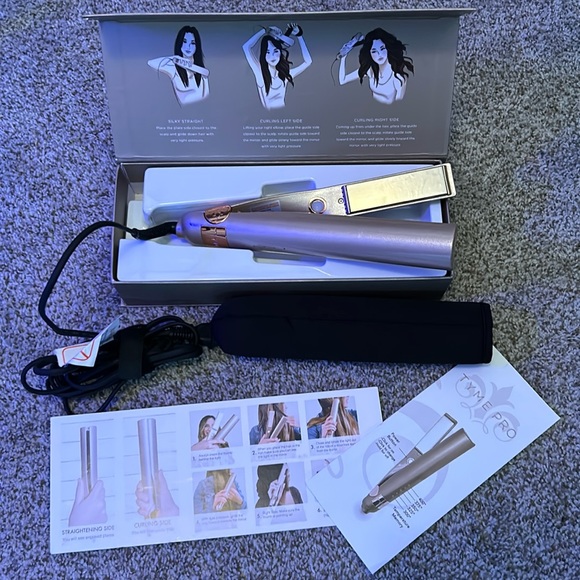 TYME Hair Tyme Iron Pro 2in Hair Curler And Straightener This Comes